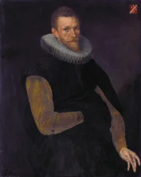 Porträt von Jacob Cornelisz. Banjaert (1564-1638)
